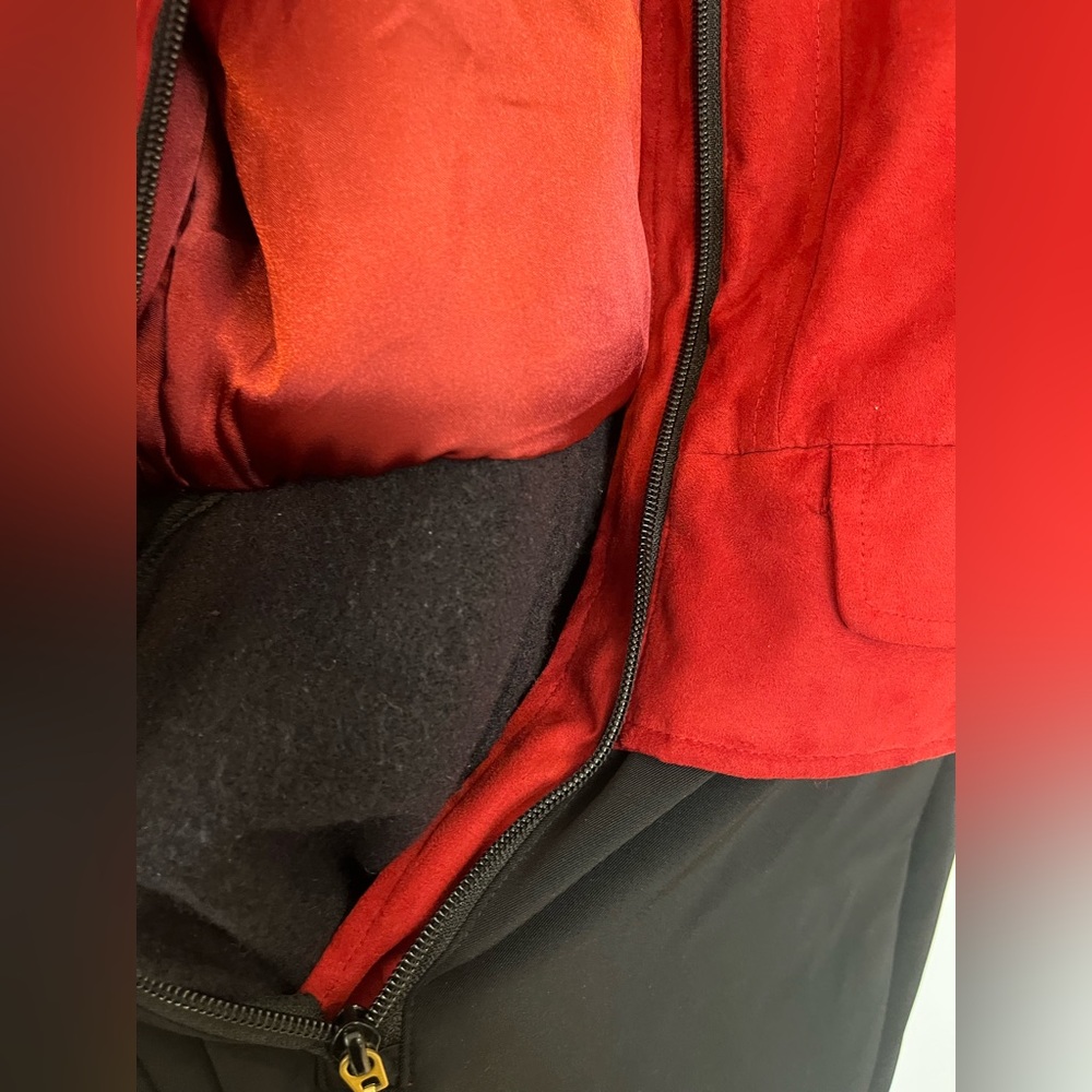 Vintage NILS Red Skiwear One Piece Ski Suit size 10 bin7 - Picture 9 of 9